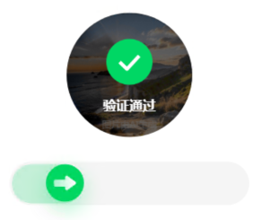 百度旋转验证码自动识别效果展示图3-海岸风景验证通过